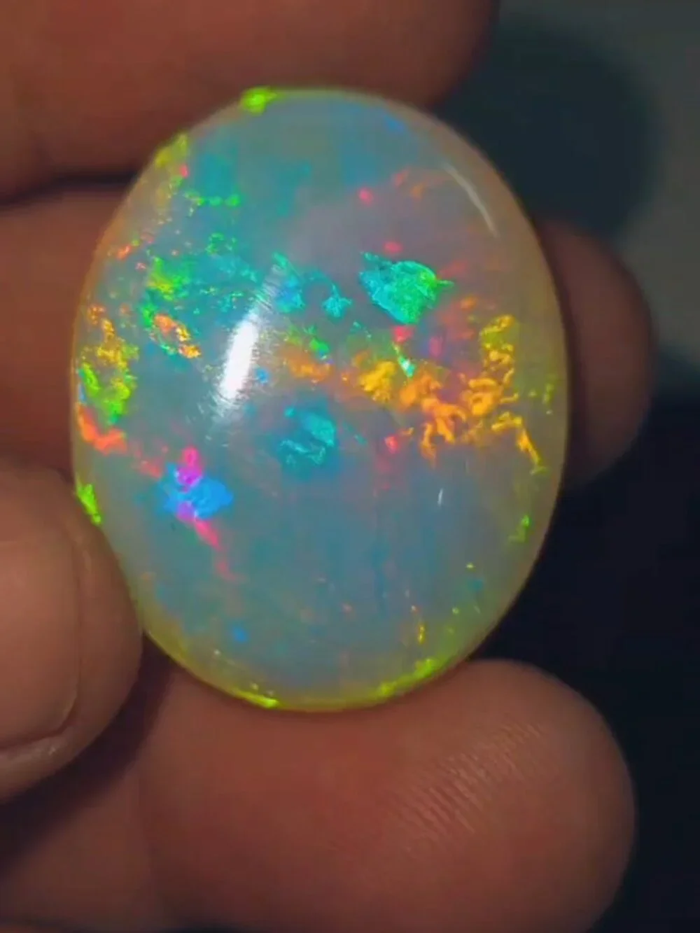 48.55 carat AAAA quality natural Ethiopian opal Cabochon
